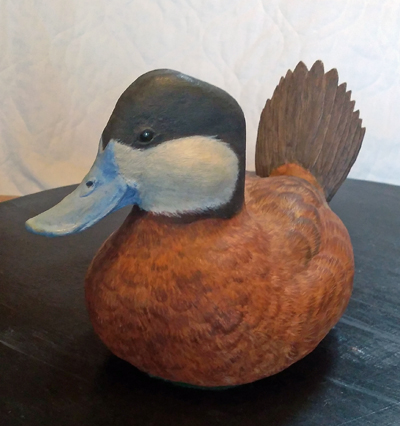 Ruddy Duck Carving